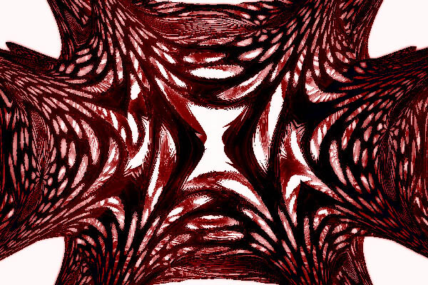 Fractal art - Blood Star