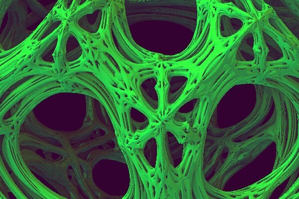 Fractal art - Creation of material small