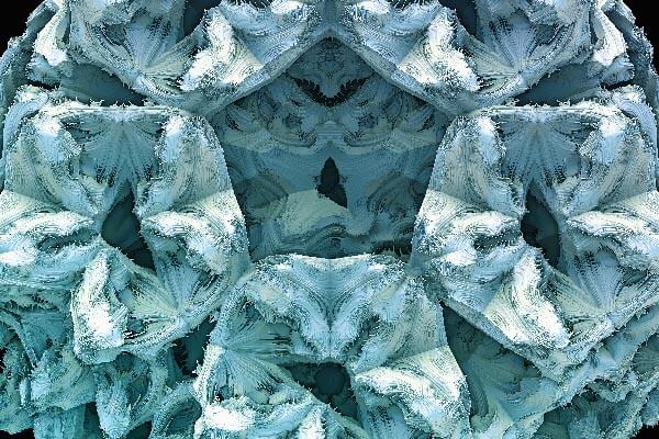 Fractal art - Ice predator