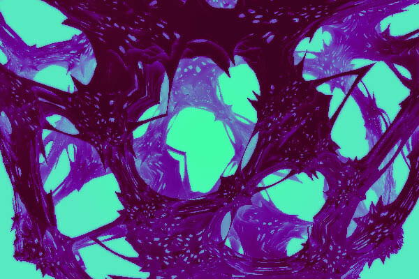 Fractal art - Zerg colony